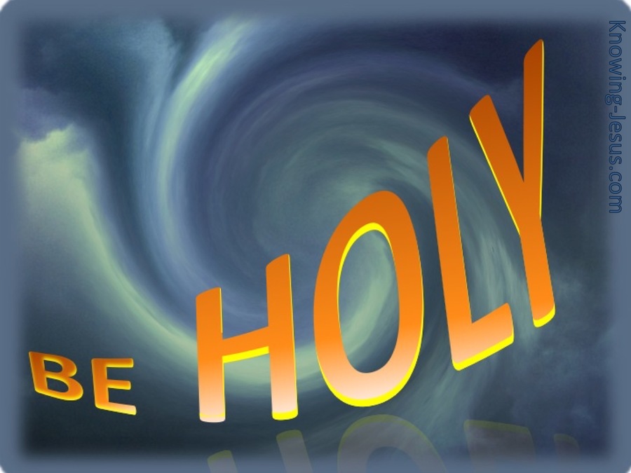 Be Holy (yellow)